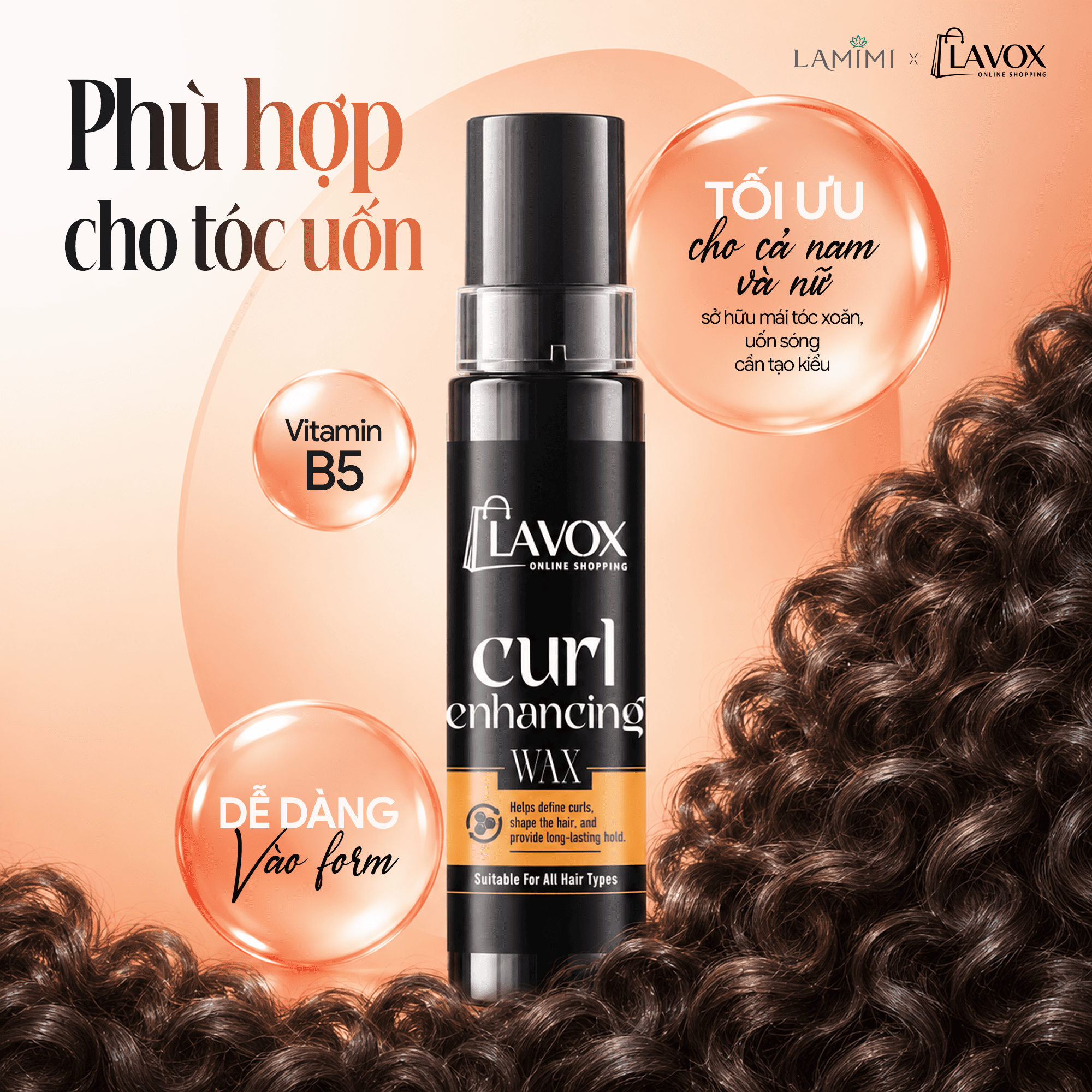 Wax Giữ Nếp Tăng Sóng Lavox Online Shopping - Chai