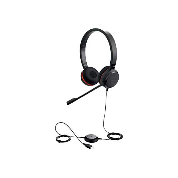 Tai nghe Jabra Evolve 30 II MS Stereo chuẩn USB, 2 tai Hàng Chính Hãng