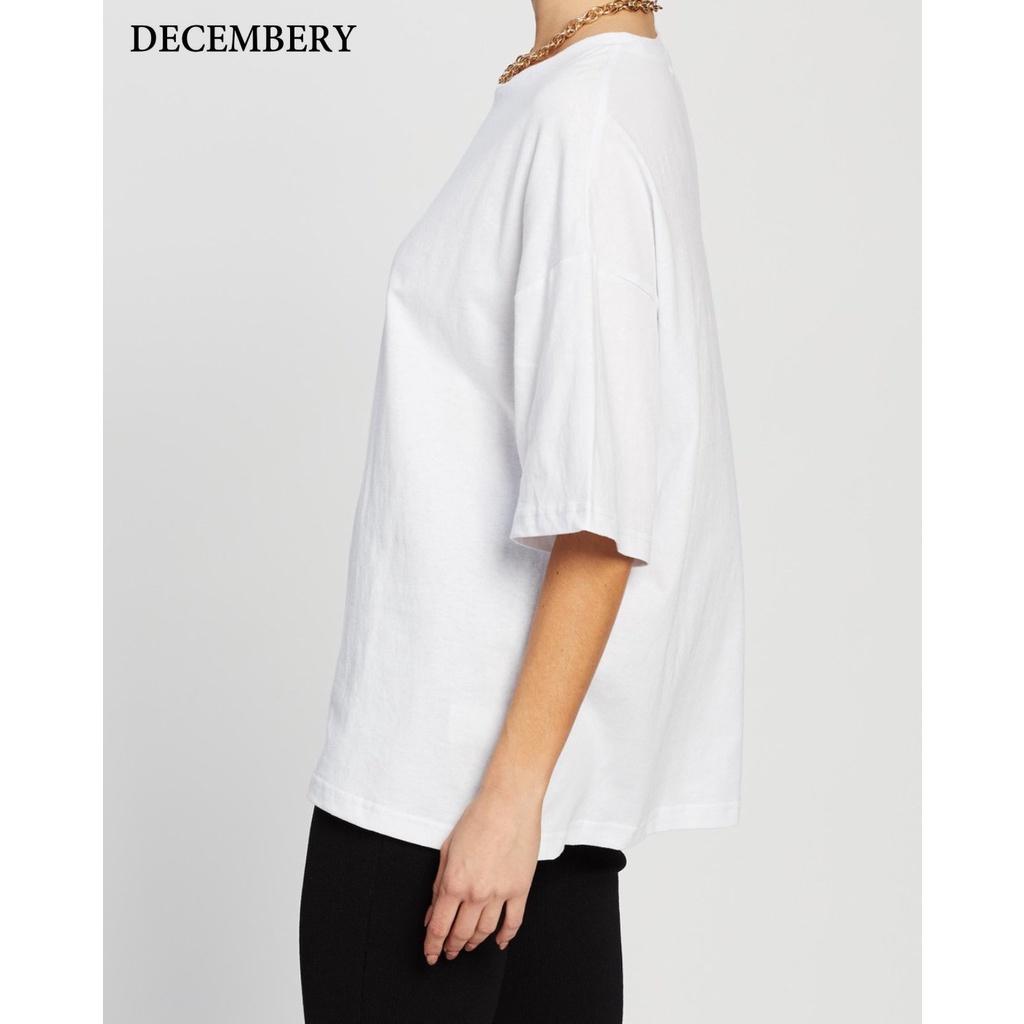 Áo Thun DECEMBERY Form rộng 100% cotton