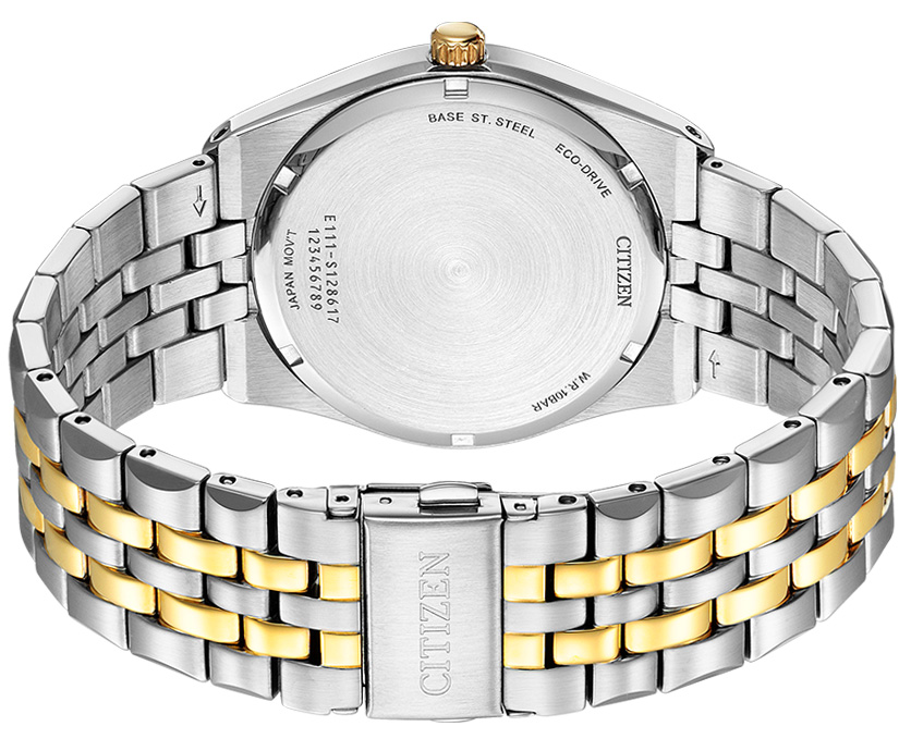 Đồng Hồ Nam Citizen Dây Kim Loại Máy Eco-Drive BM7334-58E - Mặt Đen