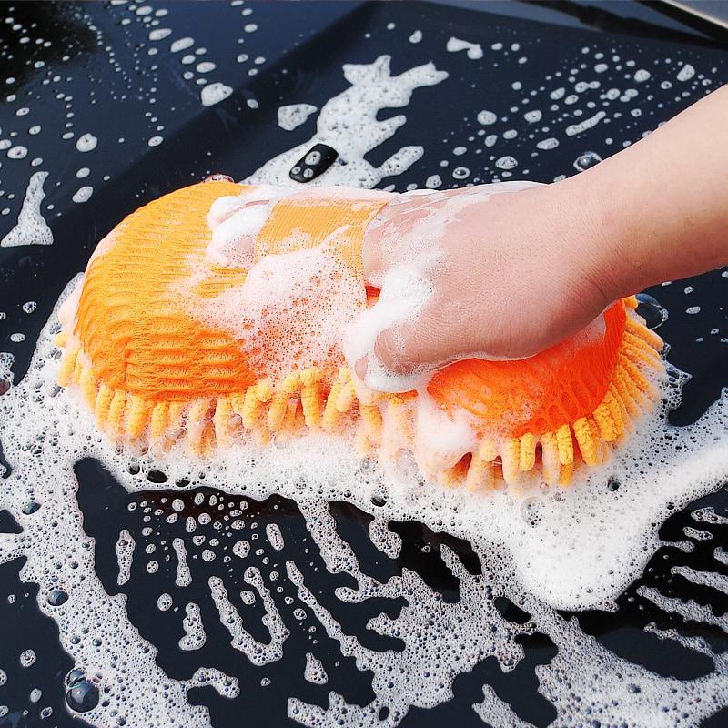 MICROFIBER Găng Tay Vệ Sinh Xe Ô Tô Tiện Lợi