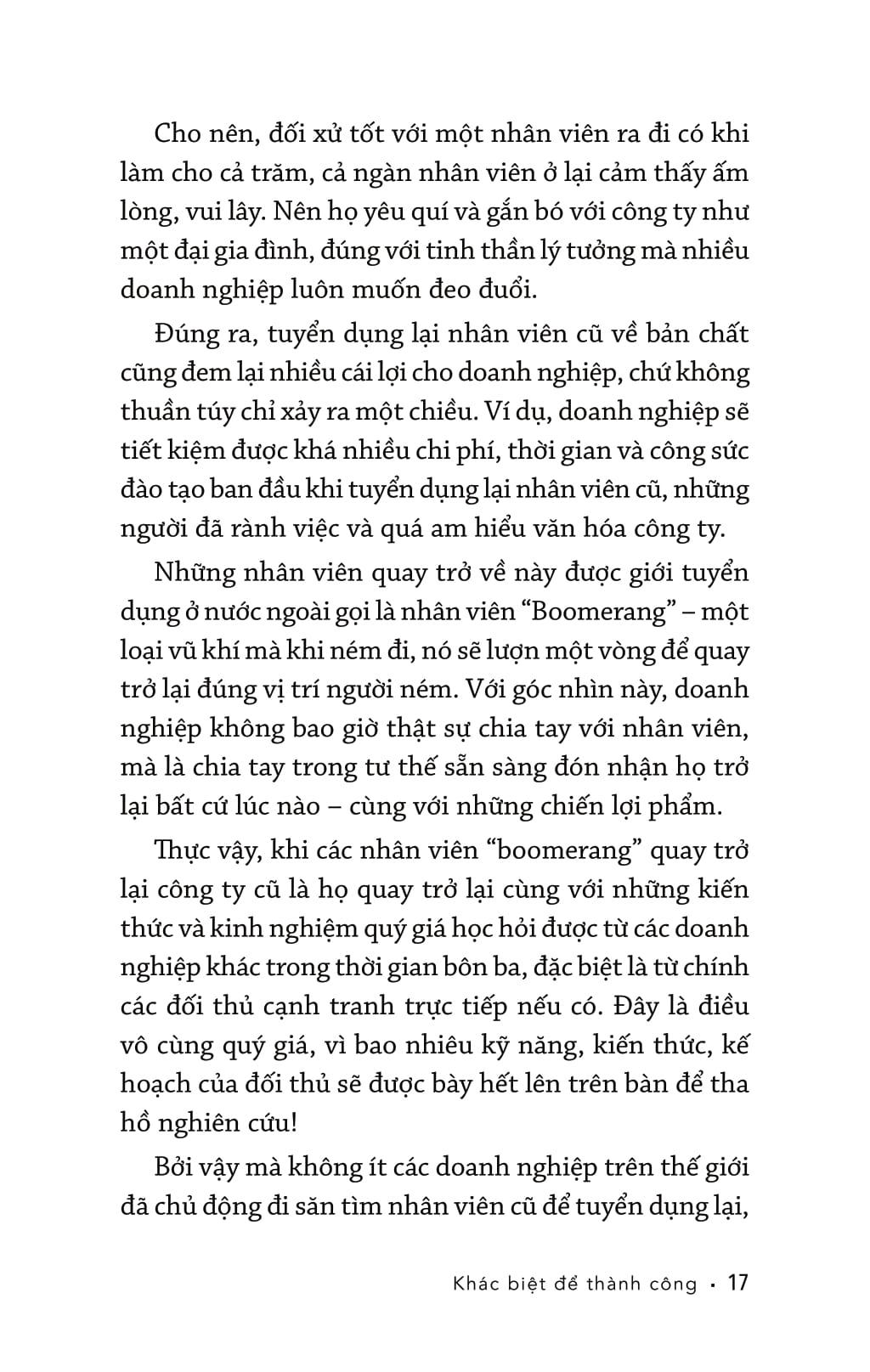 Khác Biệt Để Thành Công - Độc Chiêu Kinh Doanh Của Các Doanh Nghiệp Việt Nam