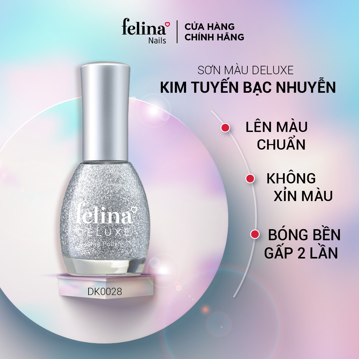 Bộ Sưu Tập Sơn Móng Tay Felina Deluxe Màu Sắc Đa Dạng – DK028 Bộ Sưu Tập Sơn Móng Tay Felina Deluxe Màu Sắc Đa Dạng – DK028
