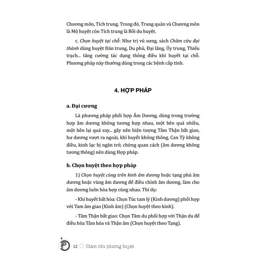 Sách Châm Cứu Phương Huyệt (Bìa Mềm)