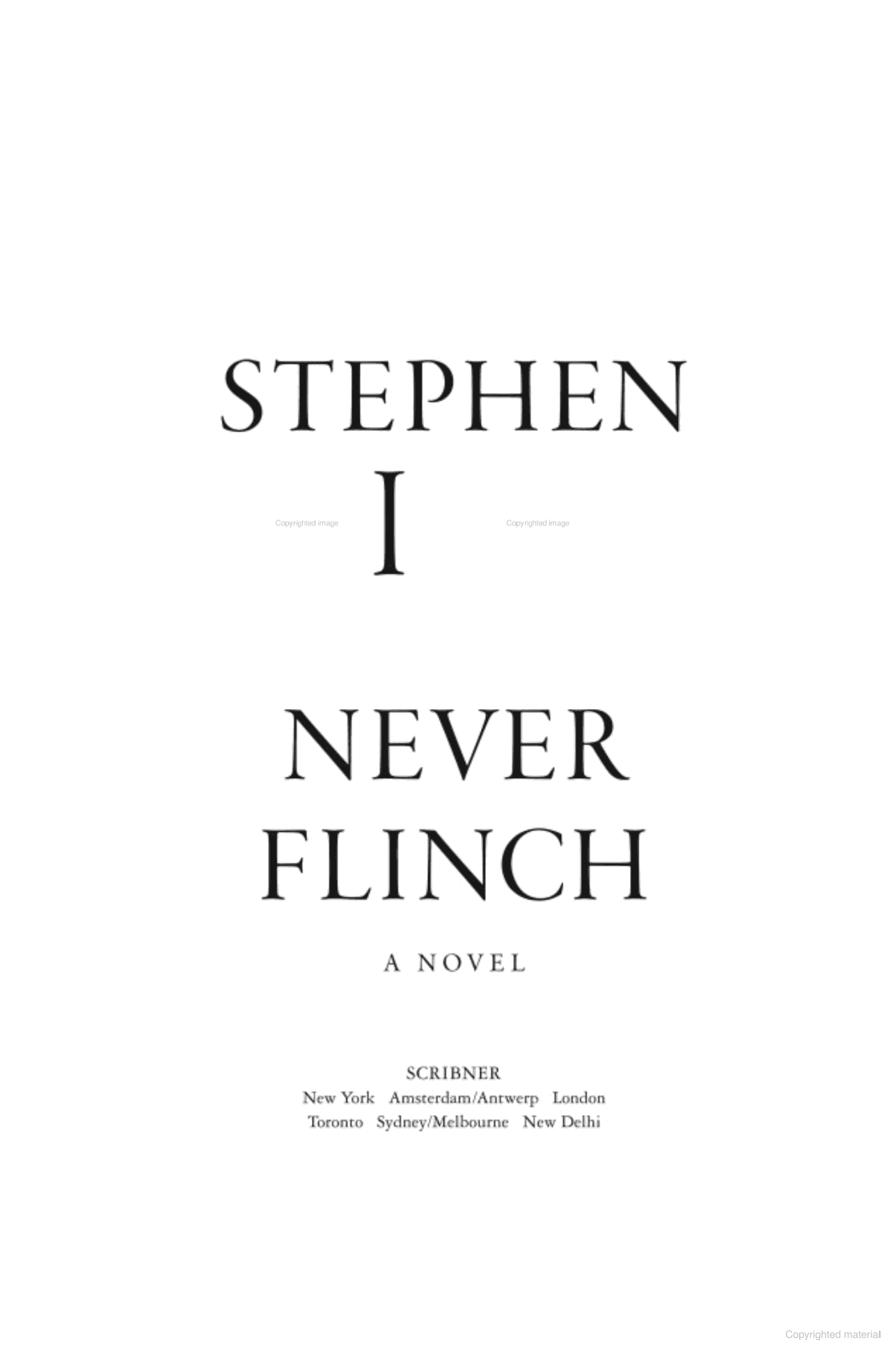 Sách ngoại văn: Never Flinch