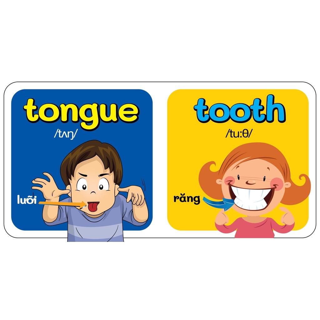 Sách - combo 9 Quyển Từ Điển Bằng Hình Đầu Tiên Của Bé Từ 0-6 tuổi - Song Ngữ Anh- Việt hồng