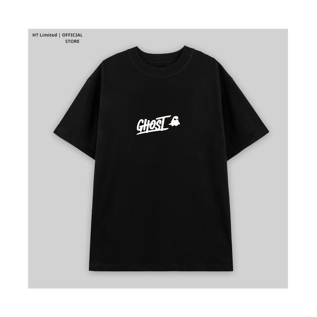 Áo thun thiết kế Unisex Ghost basic, Cotton Cao Cấp 100%