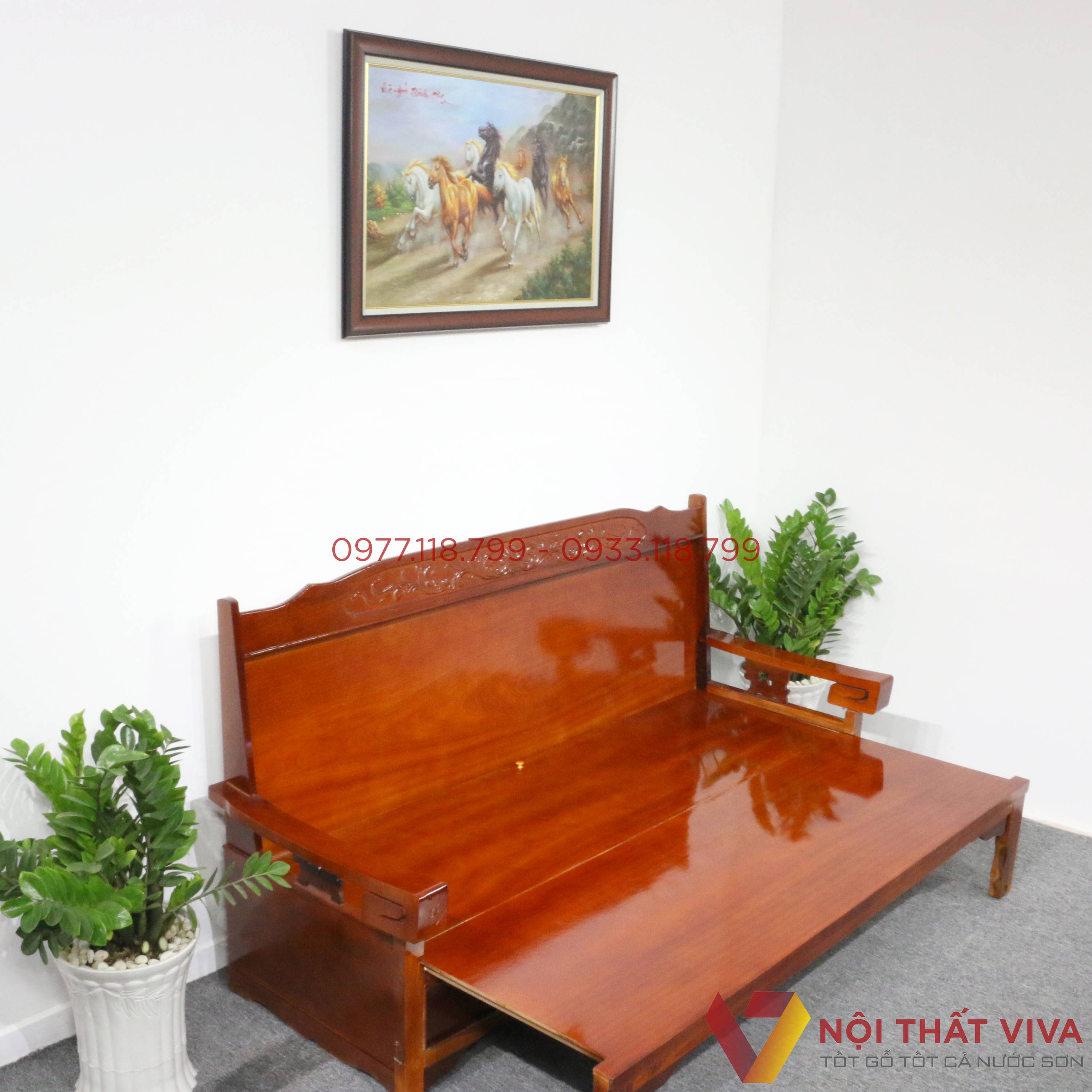 Ghế Gấp Trường Kỷ Gỗ Xoan Tự Nhiên Hiện Đại Giá Rẻ