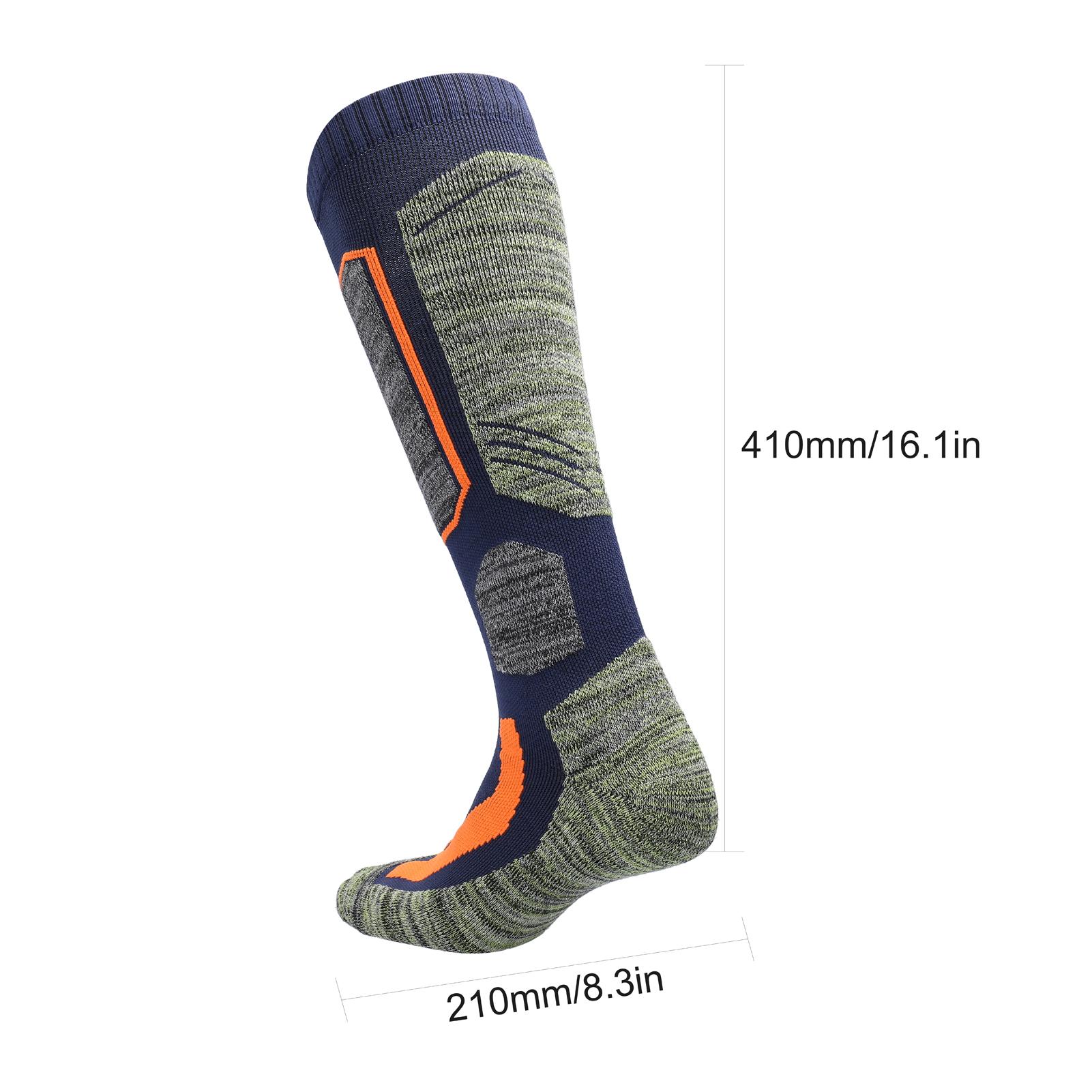 1 Pair Winter Ski Socks for Cold Weather Socks Warm & Breathable for Winter Sports Snowboarding Skiing Mountaineering