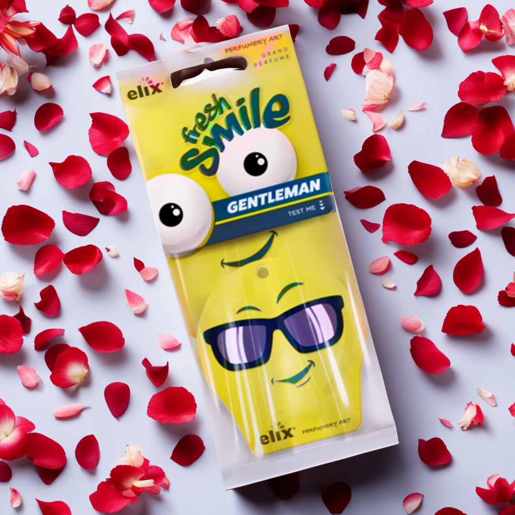 Giấy thơm treo Ô tô Elix Fresh Smile - Hương Gentleman (Sang trọng - lịch lãm)