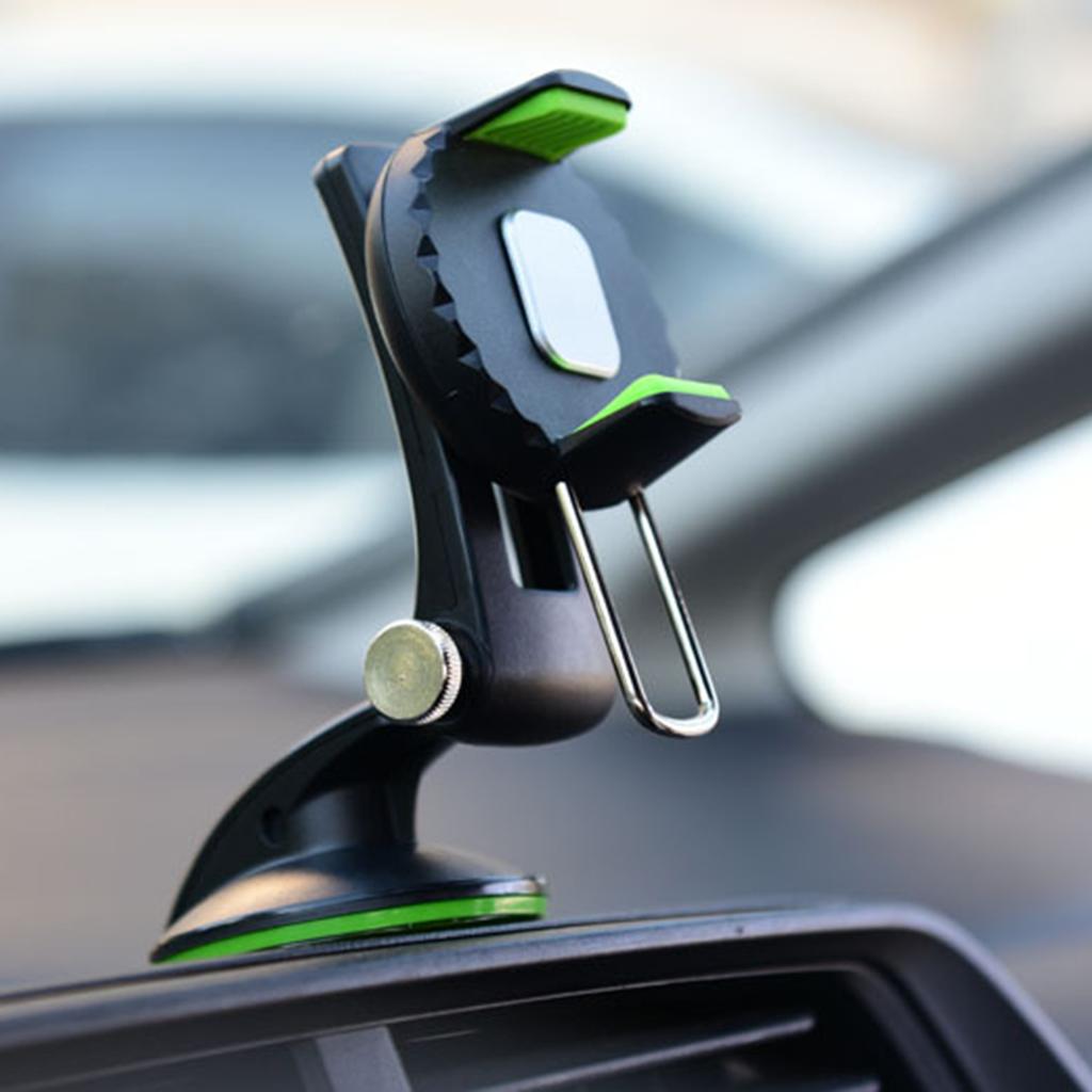 Universal Car Mount Adjustable Holder Cradle for Cell Phone New green