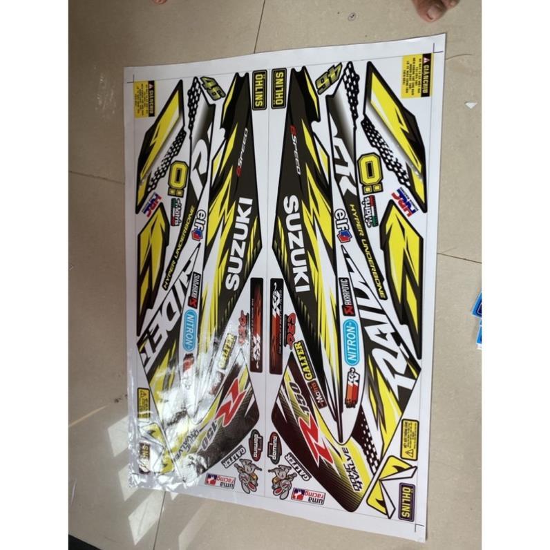 Tem rời Raider vàng đen bảo hành màu sắc vĩnh viễn