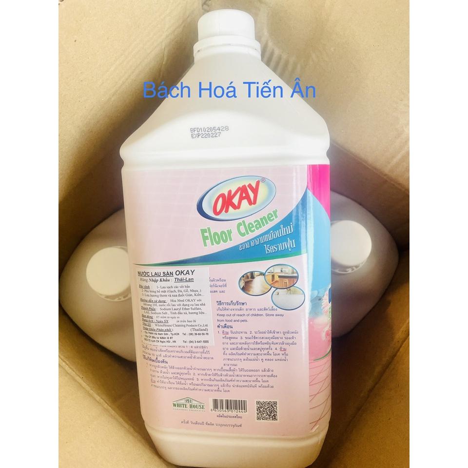 Lau sàn OKAY 3800ml nhập khẩu Thái Lan - lưu hương thơm và xua đuổi côn trùng...
