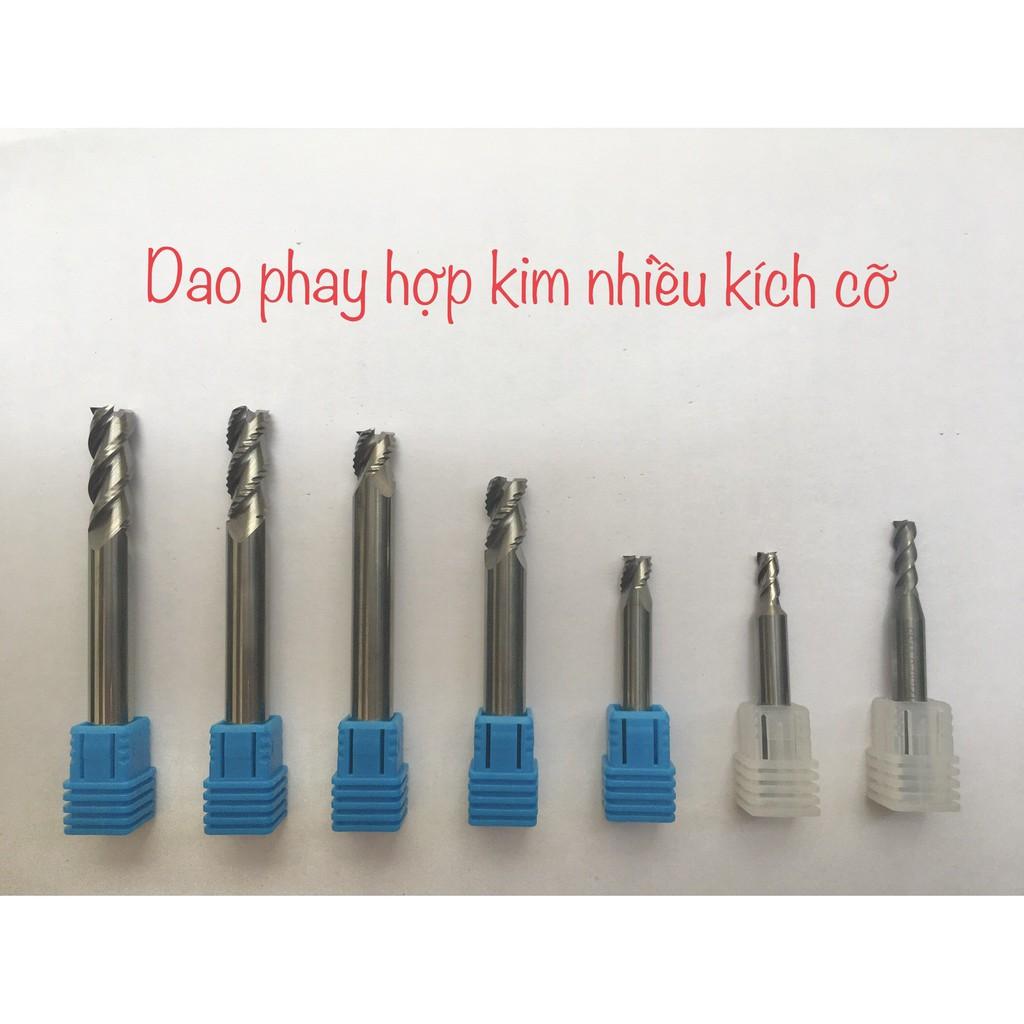 Dao phay hợp kim thô và tinh nhiều kích cỡ, nhận làm dao phay hợp kim đủ các loại kích cỡ theo yêu cầu