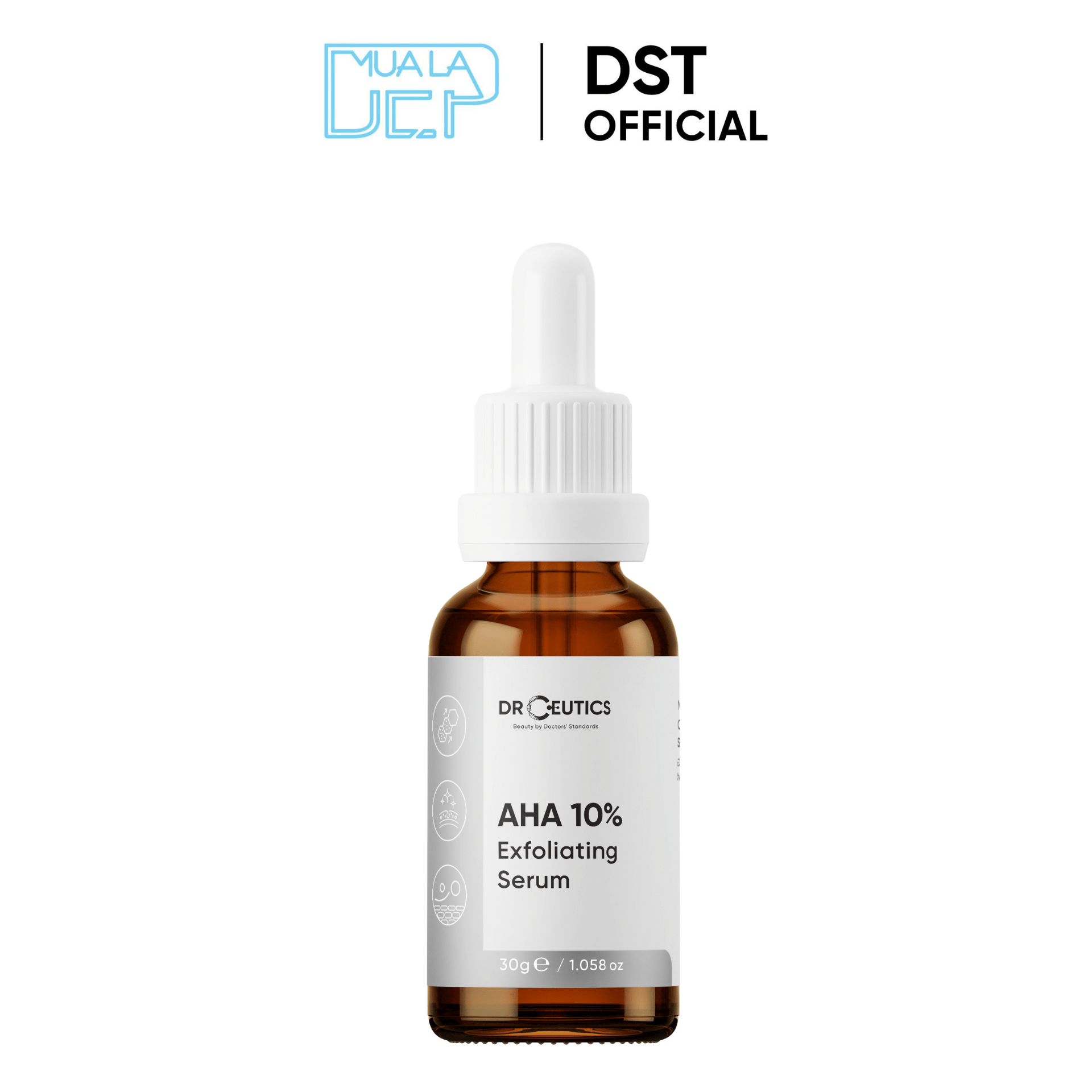 Tẩy Da Chết AHA 10% Exfoliating Serum DrCeutics