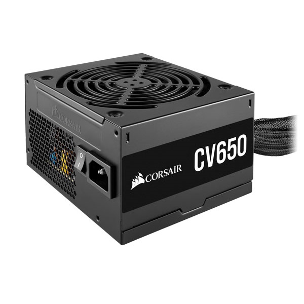 Nguồn máy tính Desktop Corsair CV650 650W 80 Plus Bronze CP-9020236-NA - Hàng Chính Hãng