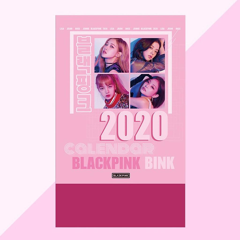 Lịch 2020 Black pink để bàn nhóm nhạc