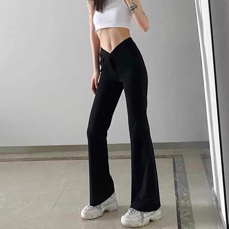 Quần Dài Cạp Cao Dáng DàiTrước Phong Cách Ulzzang_Mẫu Mới Nhất D5