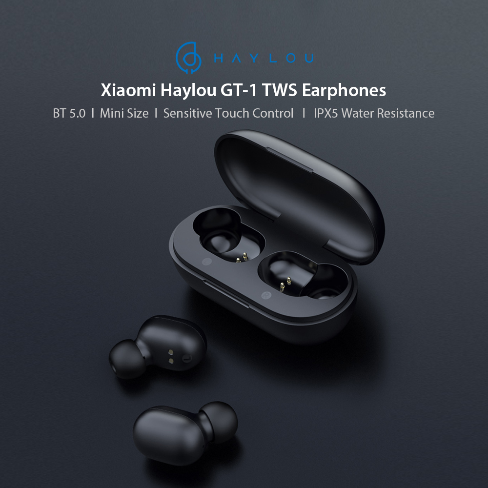 Tai Nghe Bluetooth Không Dây True Wireless Xiaomi Haylou GT1 Bluetooth 5.0 - Hàng Nhập Khẩu