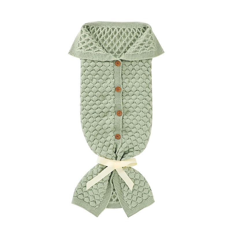 Bé Túi Ngủ Dành Cho Xe Đẩy Mùa Xuân, Mùa Thu Cho Trẻ Sơ Sinh Chắc Chắn Đầm Chăn Quấn Dễ Thương Dệt Kim Tập Đi Trẻ Em Ngủ Bao