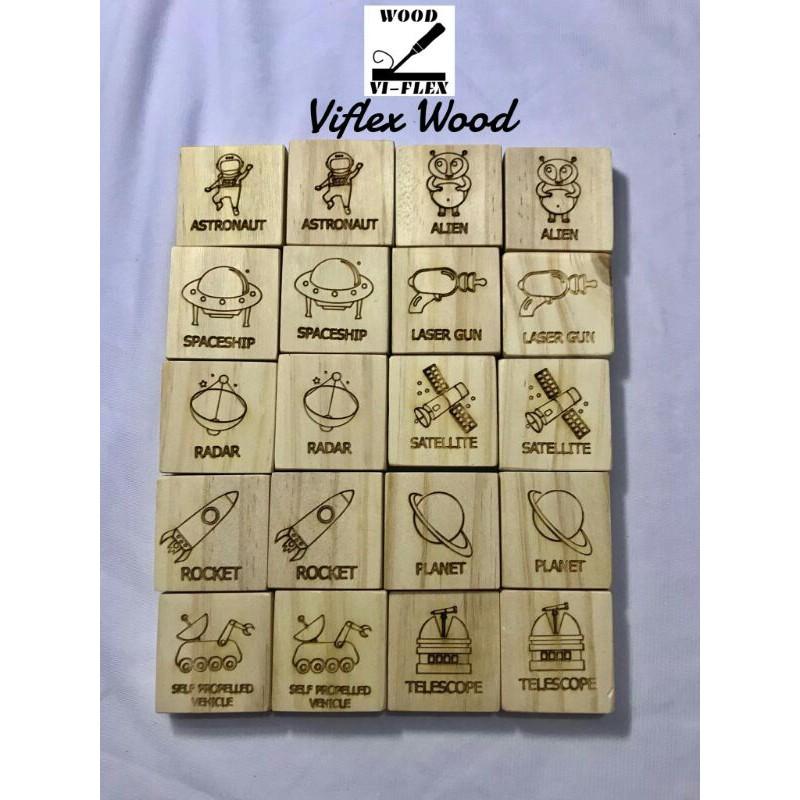 Trò chơi Tiếng Anh_ Lật hình giống nhau_MATCHING GAME-viflex wood