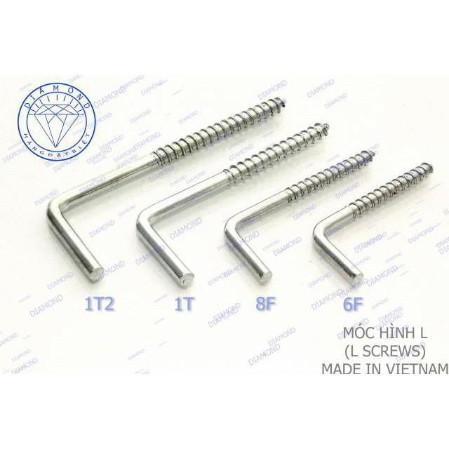 Hộp 10 Vít Móc Màn Chữ L Full Size 4P, 5P, 6P, 8P, 10P, 12 Phân