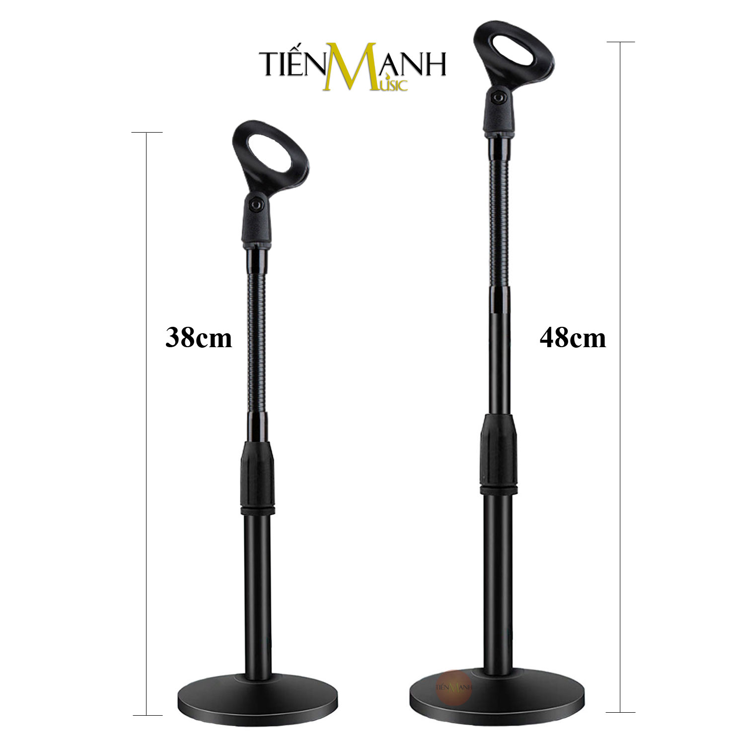 Chân Micro Lùn Để Bàn Cổ Cong Dr.Mic DM102S - Giá Đỡ Đế Kẹp Mic Stand Thu Âm Livestream Microphone DM102 DM-102S Hàng Chính Hãng - Kèm Móng Gẩy DreamMaker