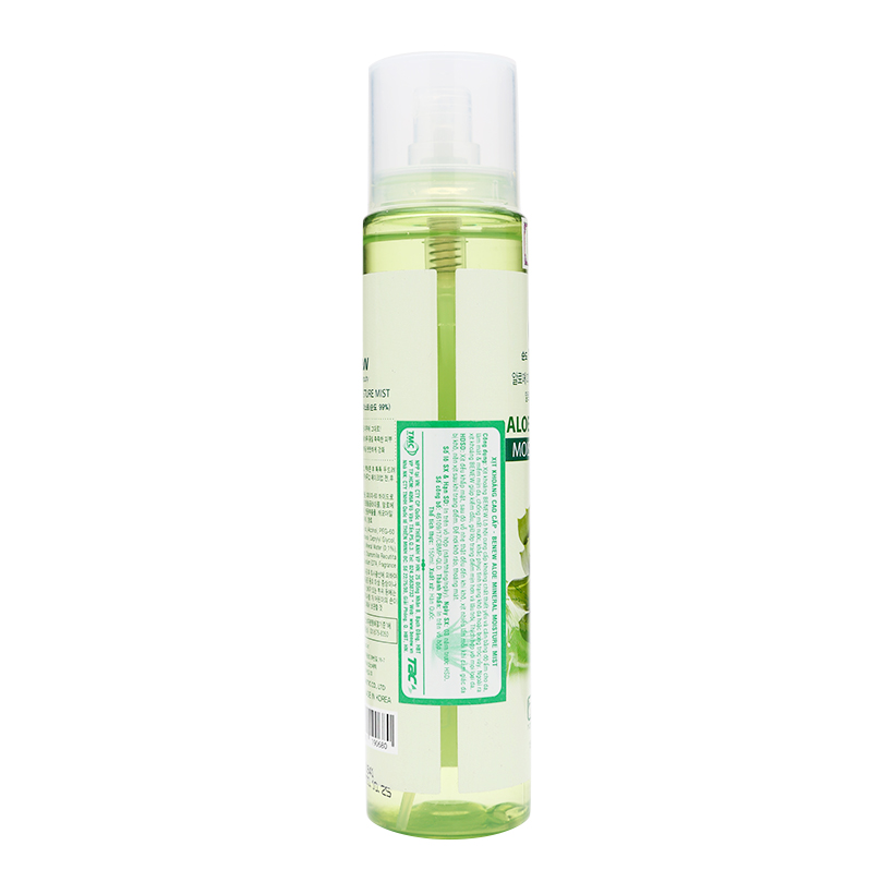 [Tặng móc khoá] Xịt khoáng dưỡng ẩm Benew Aloe Miniral Hàn Quốc 150ml 