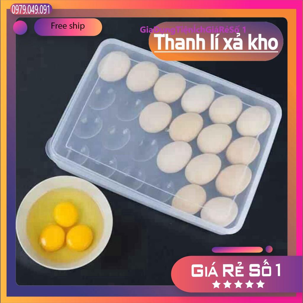 Hộp đựng trứng gà, trứng vịt 24 quả nhựa Việt Nhật