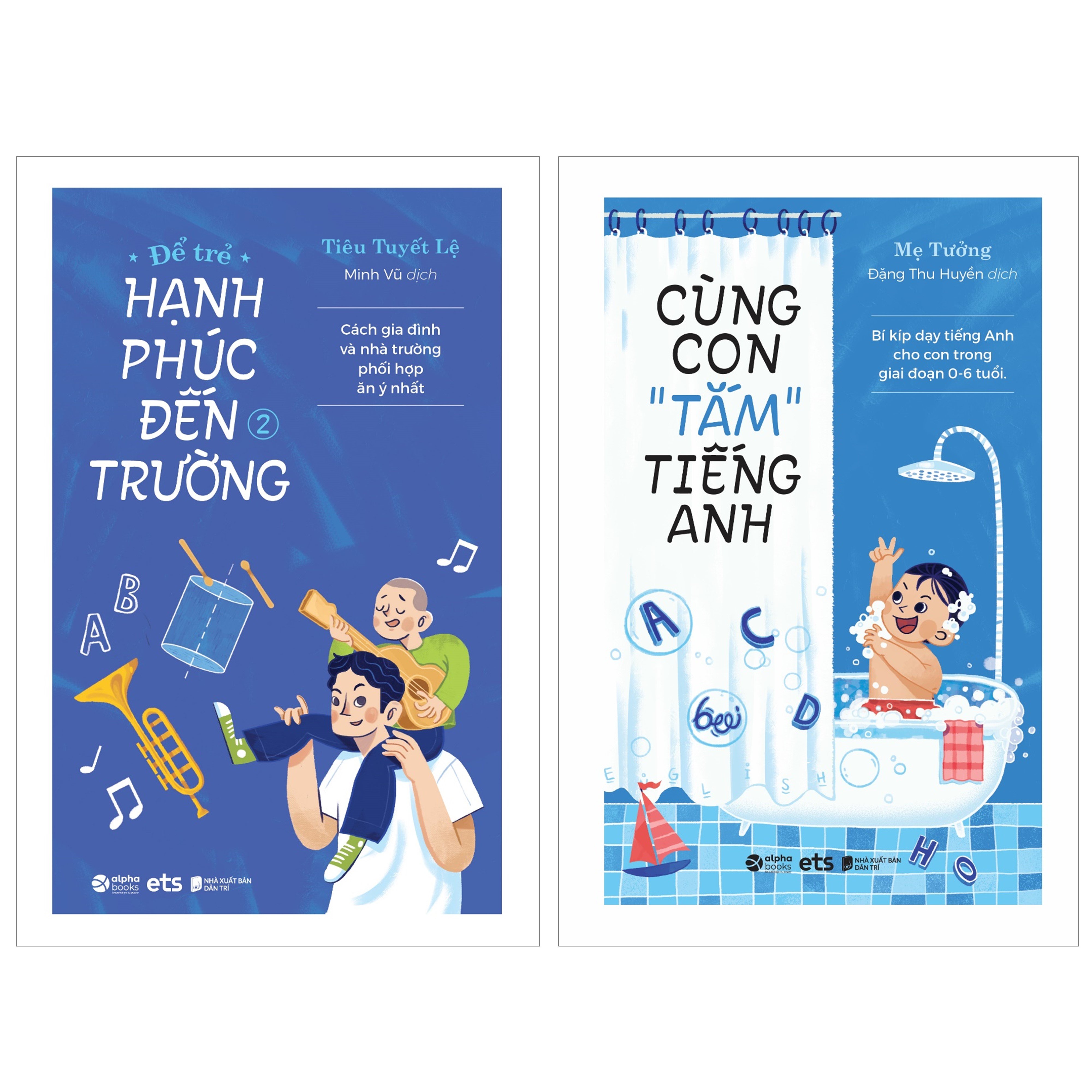 Combo Cùng Con “Tắm” Tiếng Anh +  Để Trẻ Hạnh Phúc Đến Trường 2