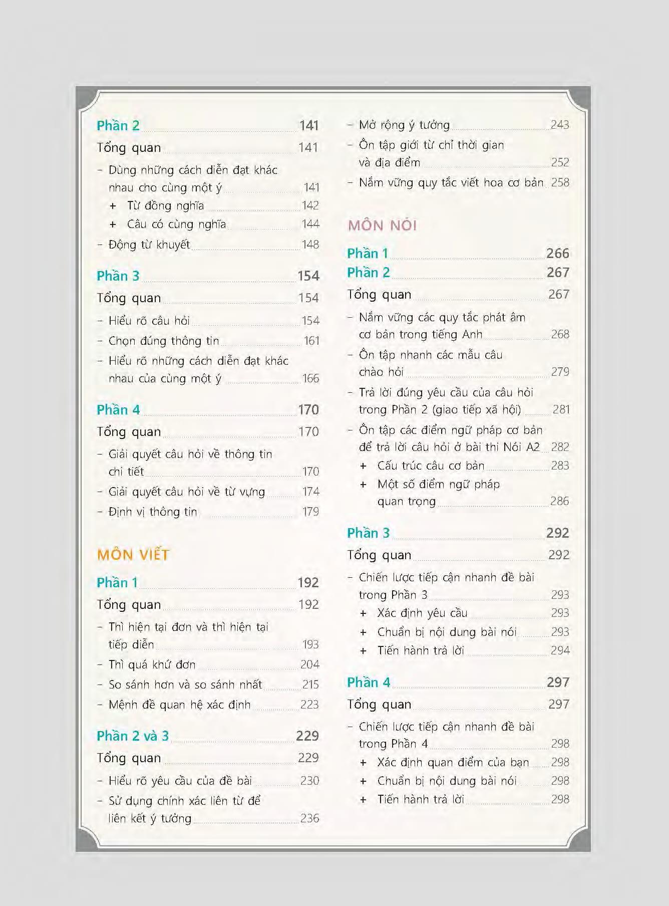 Sách Tài Liệu Luyện Thi Tổng Hợp VSTEP Bậc 2 (A2) - Khung Năng Lực Ngoại Ngữ Sáu Bậc Dùng Cho Việt Nam
