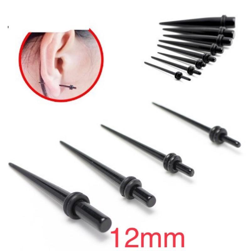 Kích nong tai 12mm mầu đen
