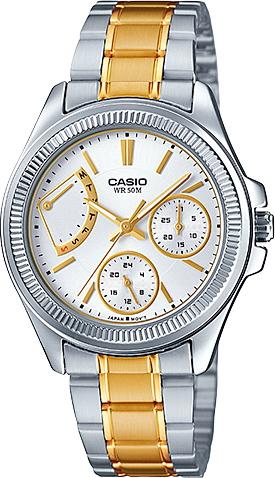 Đồng hồ nữ dây thép không gỉ Casio LTP-2089SG-7AVDF