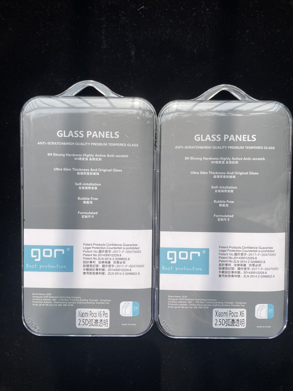 Bộ 2 Kính cường lực GOR cho Xiaomi Poco X6 Pro 5G trong suốt 2.5D ( 2 miếng) Hàng nhập khẩu