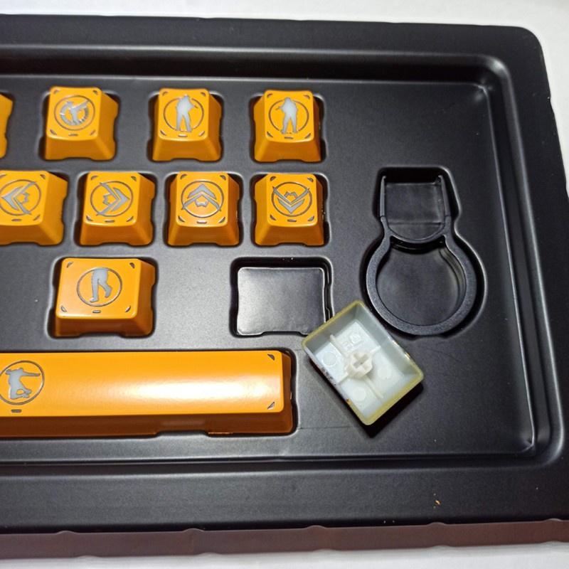 HSV 15 keys E-BLUE ABS Backlight Keycap Mechanical Keyboard Keycap for CS GO PUBG with free key cap puller