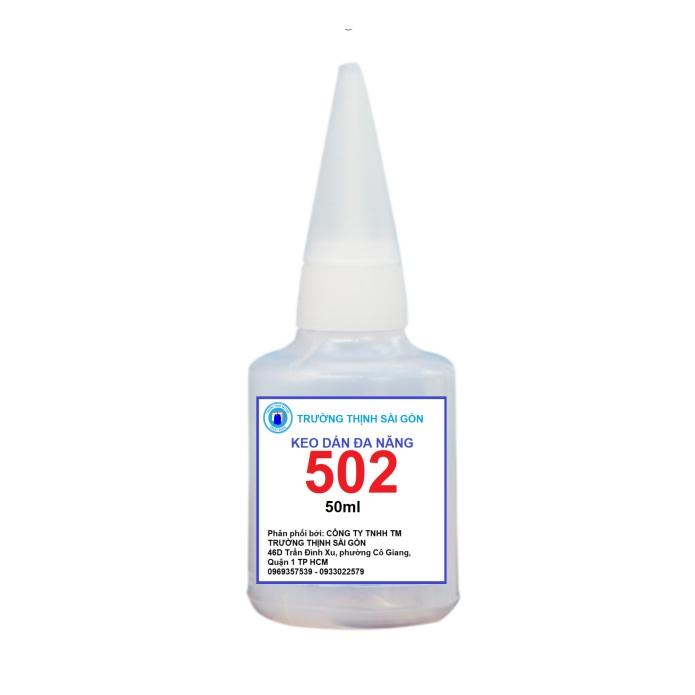 Keo 502 Dán Sắt Chai 50 ml - Trường Thịnh Sài Gòn