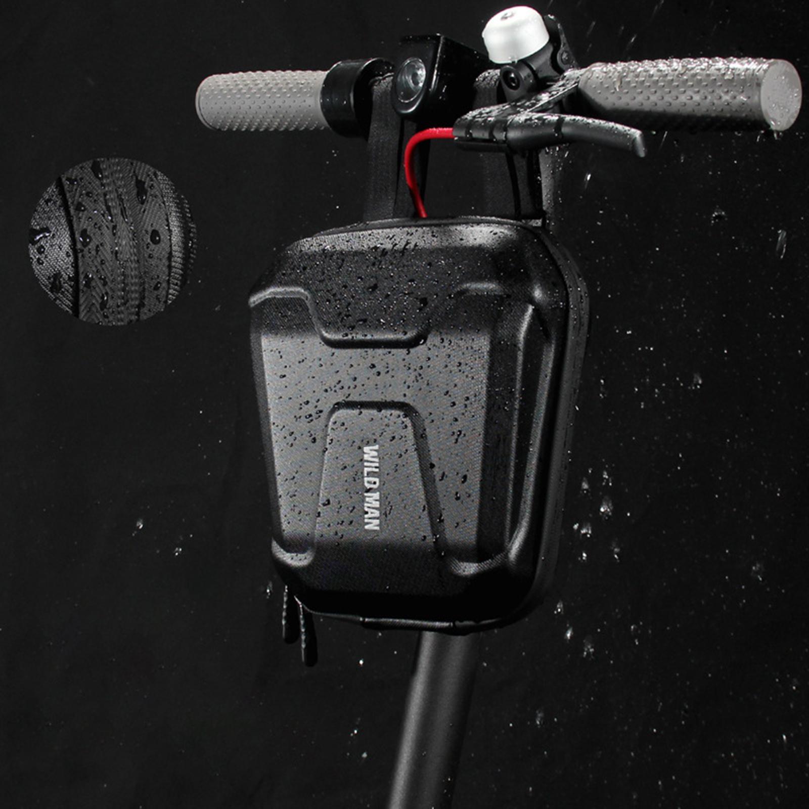 2.5L Electric Scooter Handlebar Bag Front Hanging Bag EVA for Kick Scooter