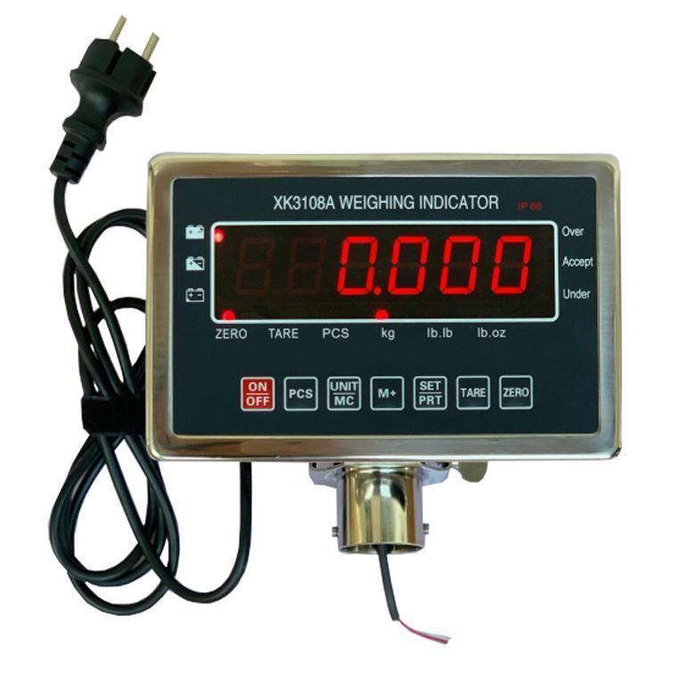 Cân bàn điện tử thông dụng Citizens XK3108A, Mức cân 100kg, độ chia 0.02kg, Bàn cân kích thước 50x60cm