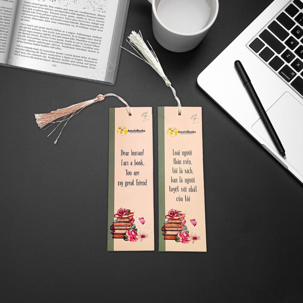 Combo 03 cái Bookmark đánh dấu sách có tua rua (ngẫu nhiên)