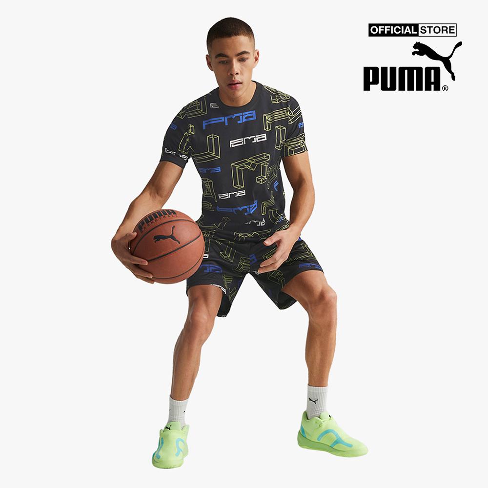 PUMA - Quần shorts tập luyện nam Breakaway Printed Ba