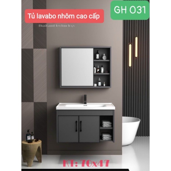 Tủ Lavabo nhôm cao cấp siêu bền đẹp