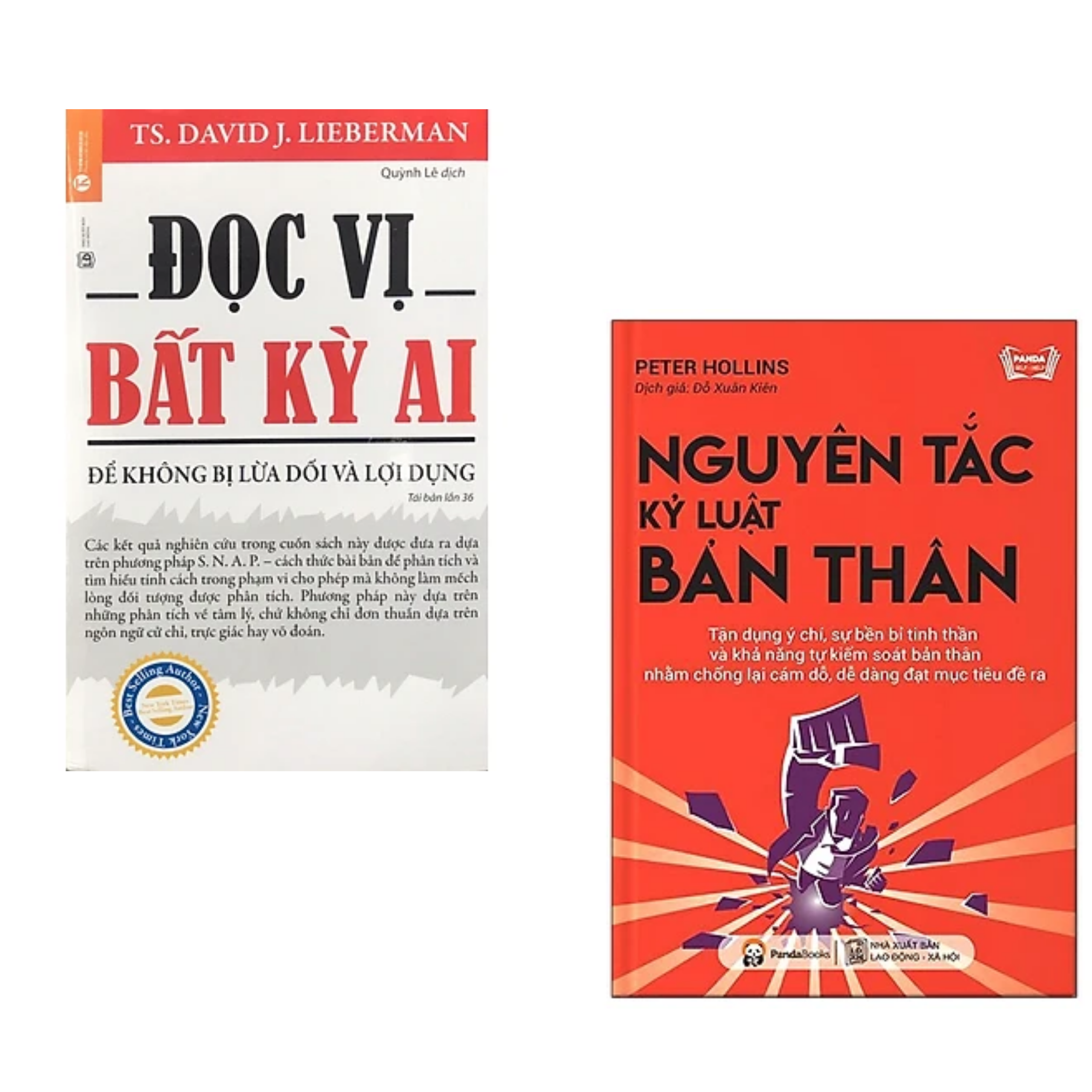 Combo 2 cuốn sách Tư Duy - Kĩ Năng Sống : Đọc Vị Bất Kỳ Ai + Nguyên Tắc Kỷ Luật Bản Thân