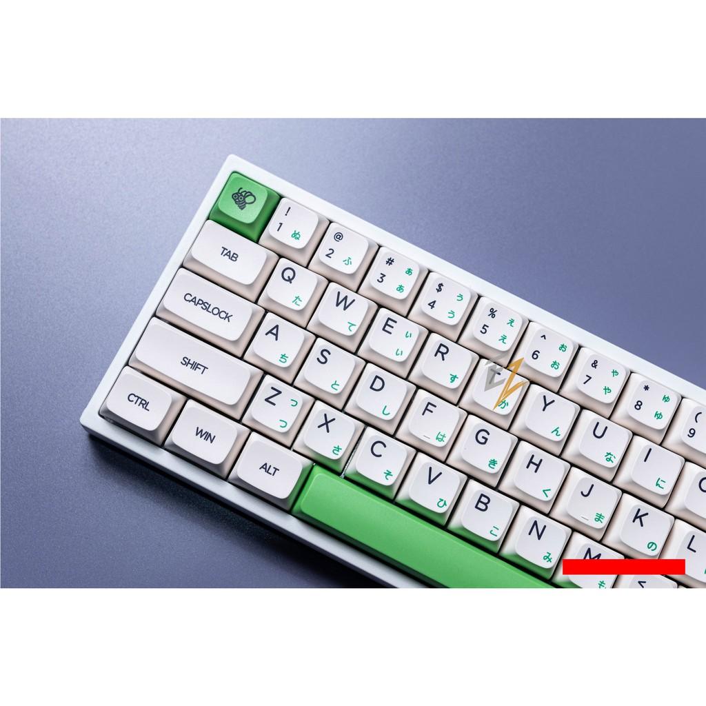 KEYCAP XDA THICK PBT AVOCADO &amp; MILK 137 PHÍM CHO BÀN PHÍM CƠ CỦA EZPC