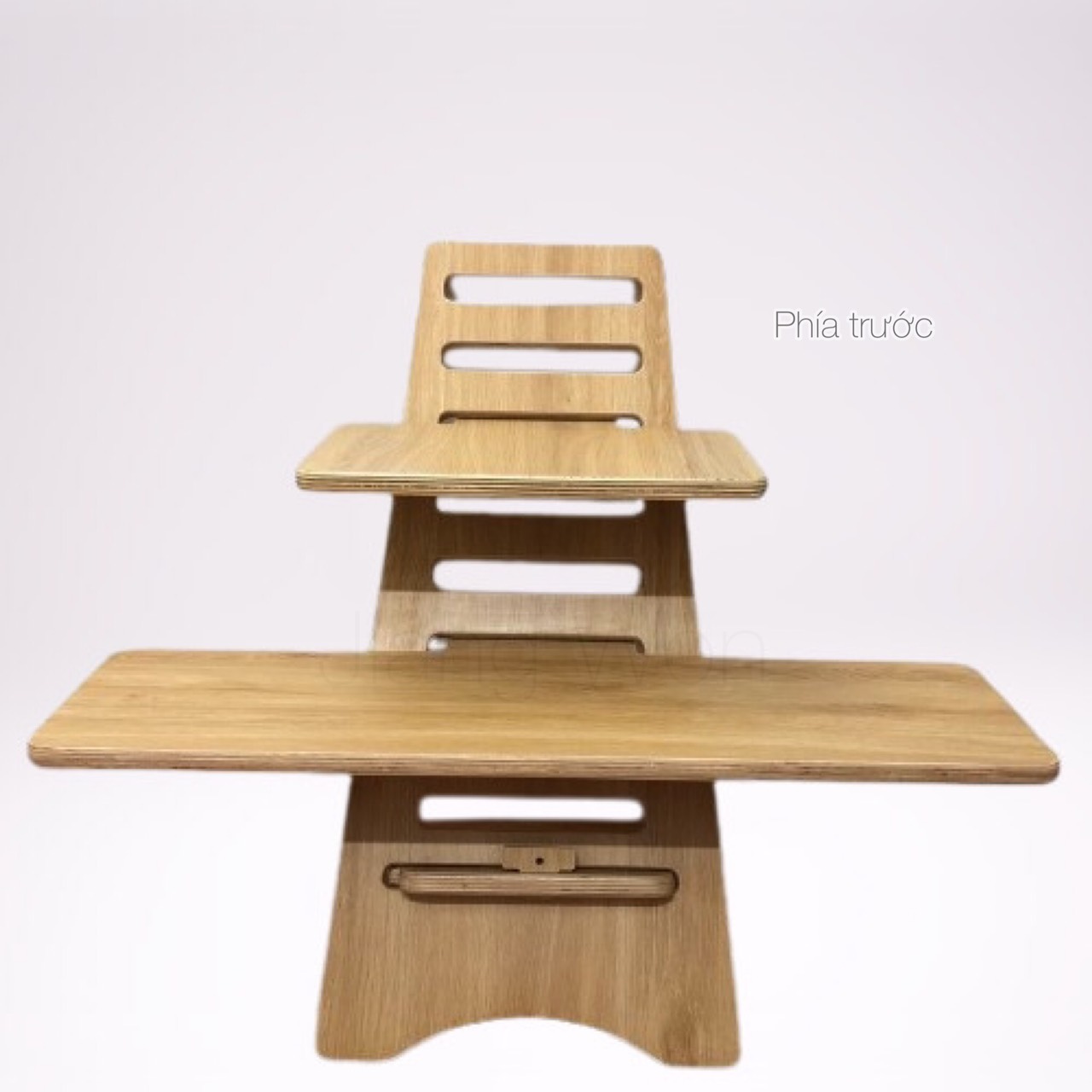 Bàn làm việc đứng thông minh, gấp gọn, dễ lắp ghép bằng Gỗ Plywood