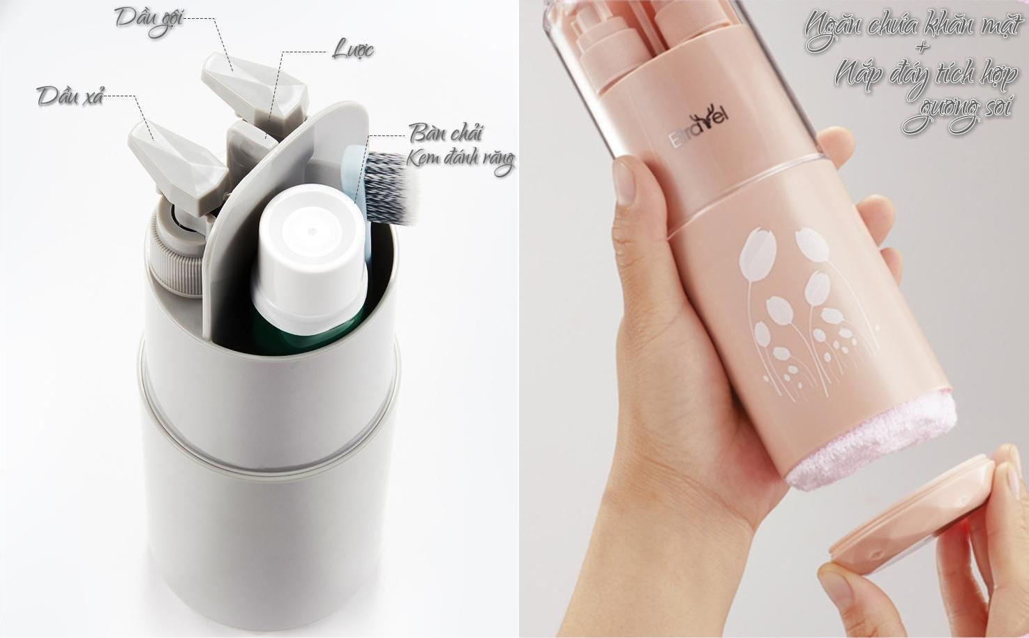 Hộp đựng dụng vụ vệ sinh cá nhân & mỹ phẩm du lịch - Travel kit Etravel
