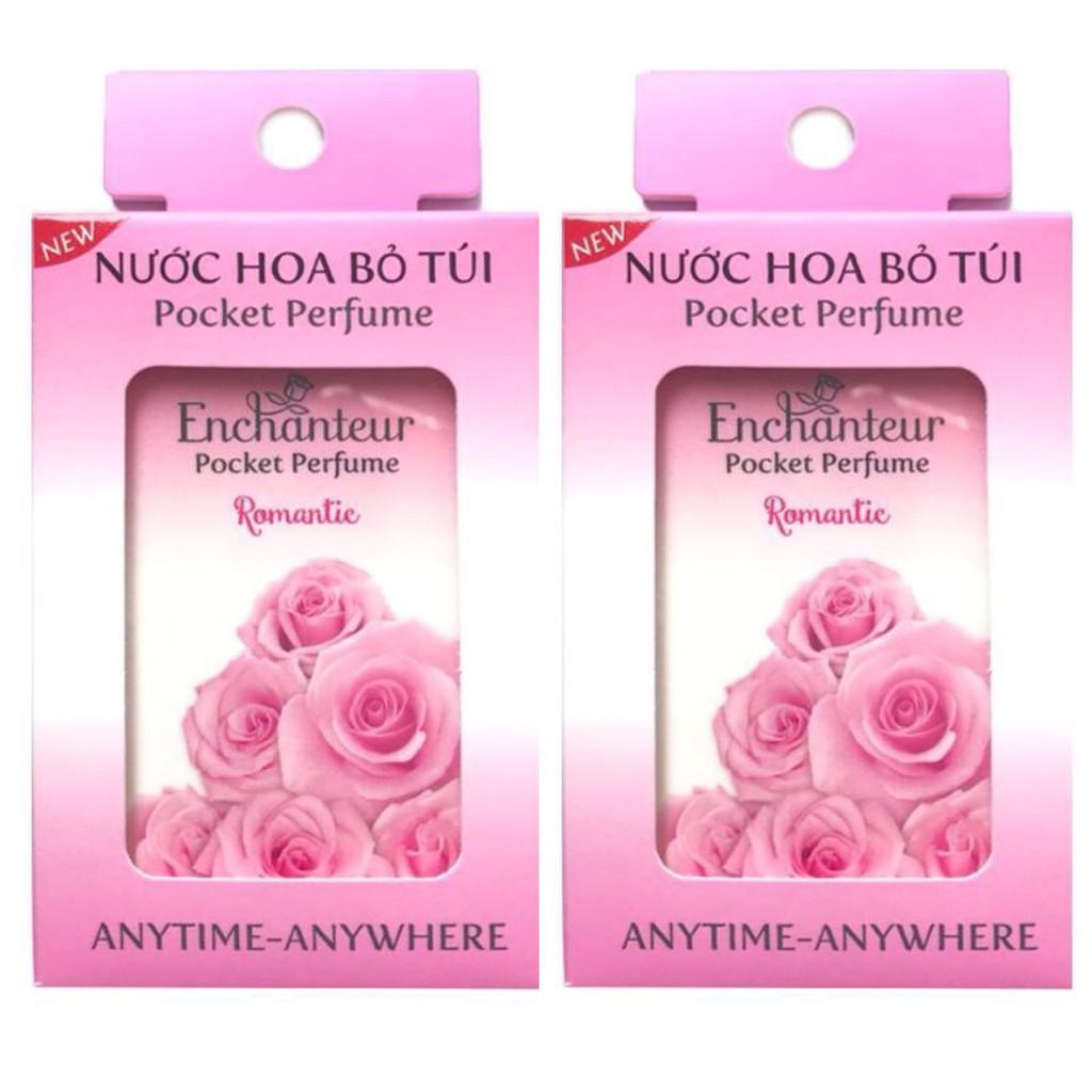 Combo 2 chai nước hoa bỏ túi Enchanteur Romantic 18ml*2