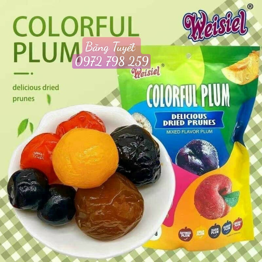 Ô Mai Mix Colorful Plum Gói 408gr