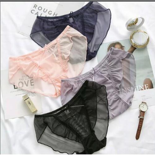 Siêu Phẩm-combo 5-10 quần lót ren bèo xuyên thấu - CHILLHOUSE