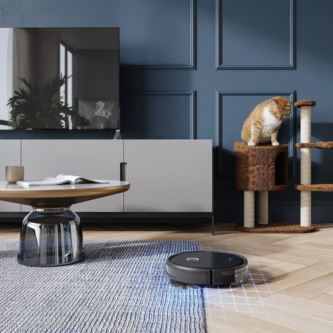 Robot hút bụi lau nhà thông minh Ecovacs Deebot OZMO U2 PRO - Hàng chính hãng - Phiên bản Quốc Tế