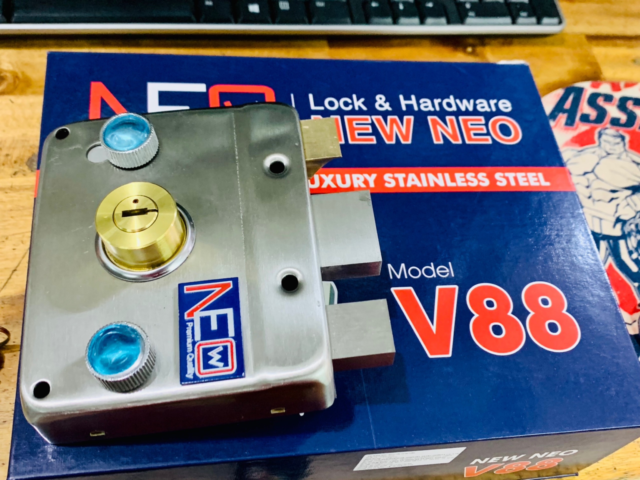 Khoá Cổng Neo V88 Inox 304
